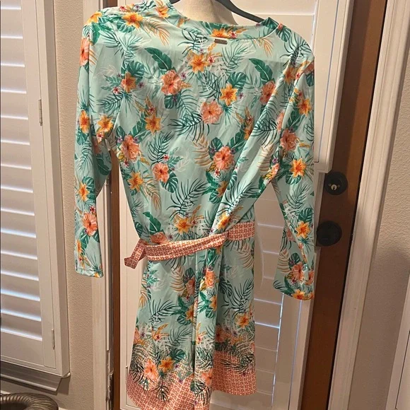 Cabana Life Floral Romper L NWT - Picture 8 of 8